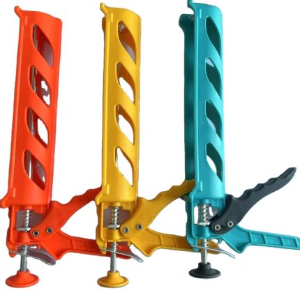 Plastic cartridge caulking gun